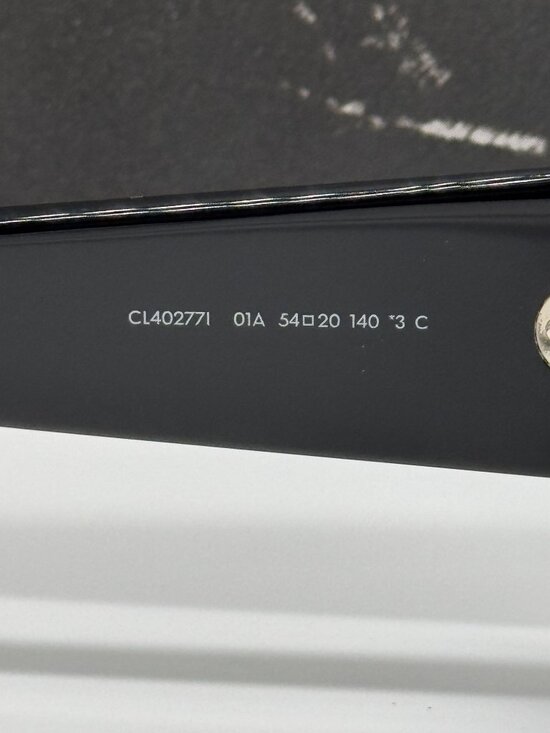 NEW CELINE CL40277I 01A SUNGLASSES BLACK WOMEN EYEWEAR CELINE main image 4